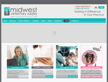 Tablet Screenshot of midwestvet.net